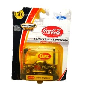 2001 Matchbox coca-cola series  2001 Ford Explorer.